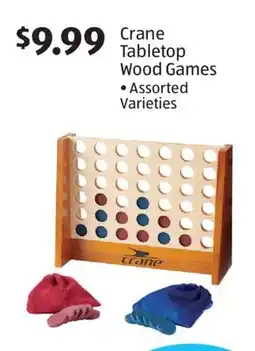 Aldi Crane Tabletop Wood Games offer