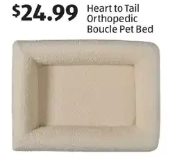 Aldi Heart to Tail Orthopedic Boucle Pet Bed offer