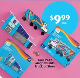 Aldi ALDI PLAY MagneBuilds Truck or Store offer