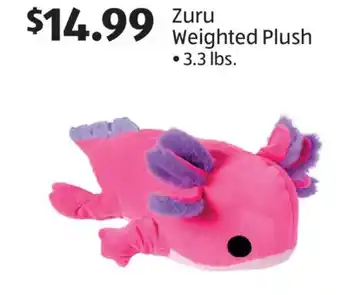 Aldi Zuru Weighted Plush offer