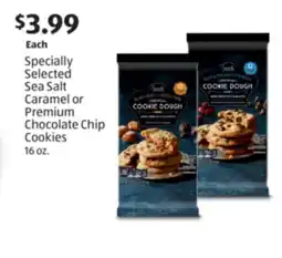 Aldi Specially Selected Sea Salt Caramel or Premium Chocolate Chip Cookies offer
