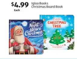 Aldi Igloo Books Christmas Board Book offer