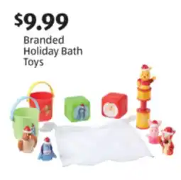 Aldi Branded Holiday Bath Toys offer