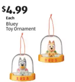 Aldi Bluey Toy Ornament offer