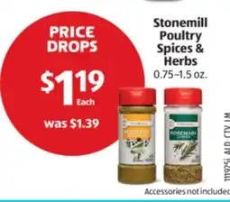 Aldi Stonemill Poultry Spices & Herbs offer