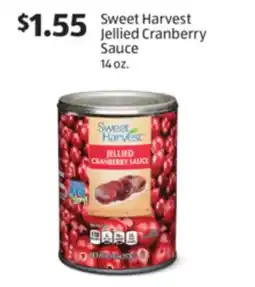 Aldi Sweet Harvest Jellied Cranberry Sauce offer