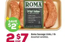 Grocery Outlet Roma Sausage Links offer
