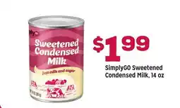 Grocery Outlet SimplyGO Sweetened Condensed Milk offer
