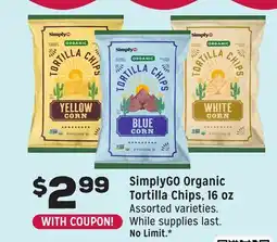 Grocery Outlet SimplyGO Organic Tortilla Chips offer