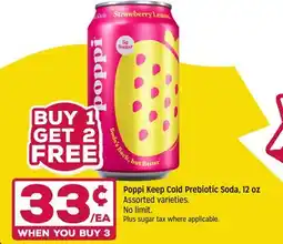 Grocery Outlet Poppi Keep Cold Prebiotic Soda offer