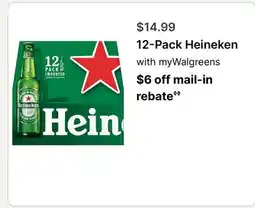 Walgreens 12-Pack Heineken offer