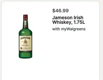 Walgreens Jameson Irish Whiskey, 1.75L offer