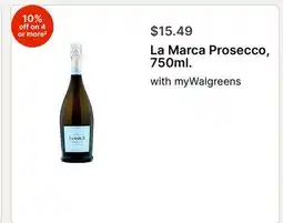 Walgreens La Marca Prosecco, 750ml offer