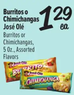 El Super Burritos or Chimichangas offer