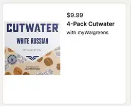 Walgreens 4-Pack Cutwater offer