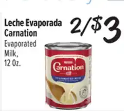 El Super Carnation Evaporated Milk offer