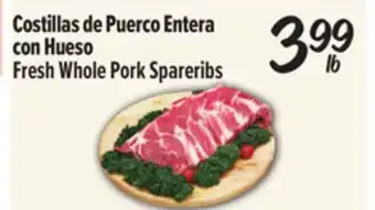 El Super Fresh Whole Pork Spareribs offer