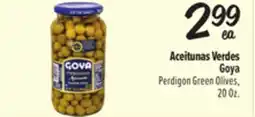 El Super Goya Perdigon Green Olives offer