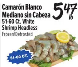 El Super 51-60 Ct. White Shrimp Headless offer