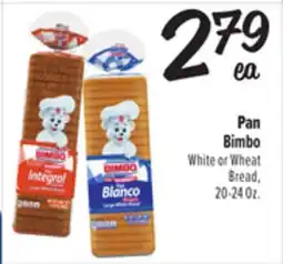 El Super Bimbo White or Wheat Bread offer
