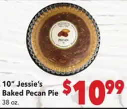 Vallarta Supermarkets 10 Jessie's Baked Pecan Pie offer