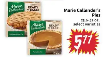 Foodmaxx Marie Callender's Pies offer