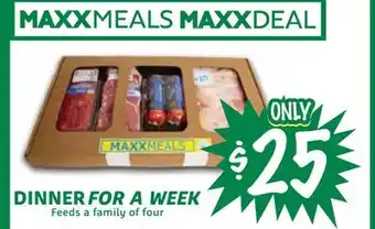 Foodmaxx Dinner For A Week offer