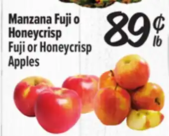 El Super Fuji or Honeycrisp Apples offer