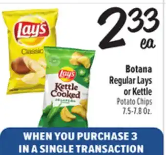 El Super Regular Lays or Kettle Potato Chips offer