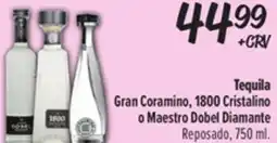 El Super Gran Coramino, 1800 Cristalino o Maestro Dobel Diamante Reposado Tequila offer