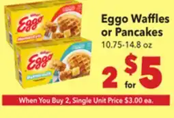 Vallarta Supermarkets Eggo Waffles or Pancakes offer