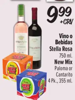 El Super Stella Rosa 750 ml. New Mix 4 Pk., 355 ml offer