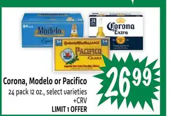 Foodmaxx Corona, Modelo or Pacifico offer