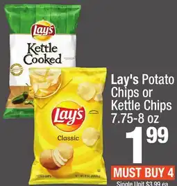 Super King Markets Lay's Potato Chips or Kettle Chips offer