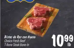 El Super Choice Fresh Beef T-Bone Steak Bone-In offer