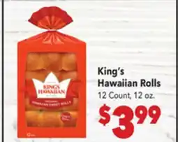 Vallarta Supermarkets King's Hawaiian Rolls offer
