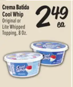 El Super Cool Whip Original o Lite Whipped Topping, 8 Oz offer