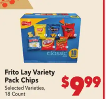 Vallarta Supermarkets Frito Lay Variety Pack Chips offer