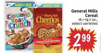 Foodmaxx General Mills Cereal offer