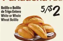 El Super White or Whole Wheat Bolillo offer