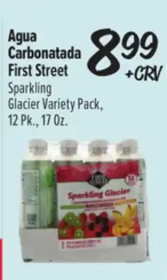 El Super First Street Sparkling Glacier Variety offer