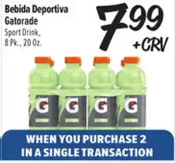 El Super Gatorade Sport Drink offer