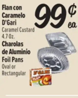 El Super Caramel Custard 4.7Oz. or Foil Pans offer