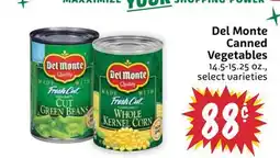 Foodmaxx Del Monte Canned Vegetables offer