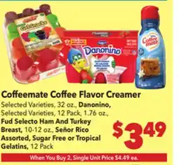 Vallarta Supermarkets Coffeemate Coffee Flavor Creamer offer