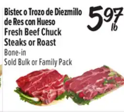 El Super Fresh Beef Chuck Steaks or Roast offer
