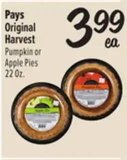 El Super Original Harvest Pumpkin or Apple Pies offer