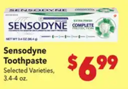 Vallarta Supermarkets Sensodyne Toothpaste offer