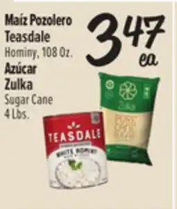 El Super Teasdale Hominy, 108 Oz or Sugar Cane 4 Lbs offer