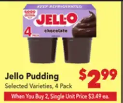 Vallarta Supermarkets Jello Pudding offer